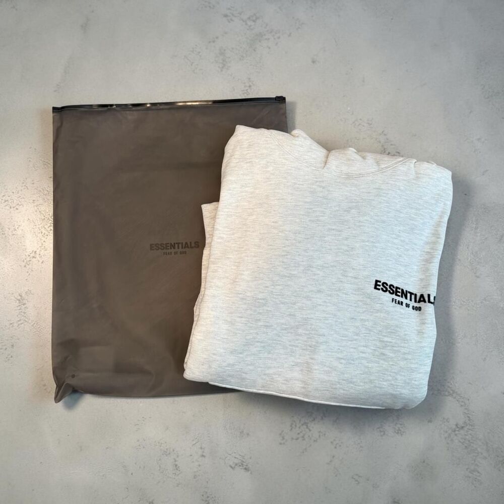 Fear-of-god Men's Grey and White Hoodie